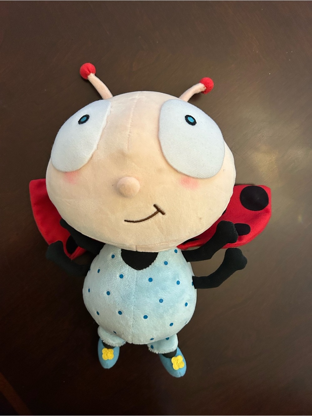 Super Biny plush toy from the “Minuscule” animated series.